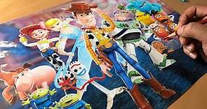 Toy Story 4 Artwork- Timelapse | Artology