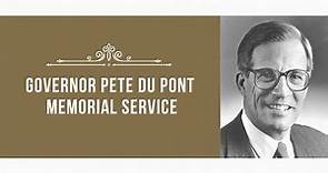 Live Stream of the Pete du Pont Memorial Service