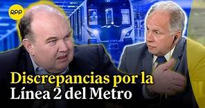 Discrepancias por la Línea 2 del Metro: esto dijo Rafael López Aliaga