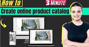How to create online product catalog 2024 | Online Catalog Maker