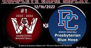 #1 South Carolina Gamecocks Women's Basketball vs. Presbyterian WBB - 12/16/23 - (FULL GAME REPLAY)