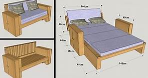 HOW TO MAKE A SOFA BED STEP BY STEP