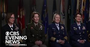 Extended interview: Female 4-star generals and admirals