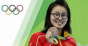Fu Yuanhui has the time of her life after clinching a bronze medal