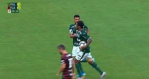 Gol do Palmeiras! Matheus Fernandes recebe manda para o fundo do gol, aos 38 do 2º tempo