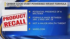 Perrigo announces baby formula recall for Gerber Good Start