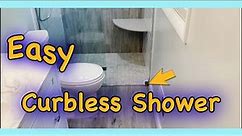 Easy Curbless Shower 🚿 | WEDI | PLAN LEARN BUILD
