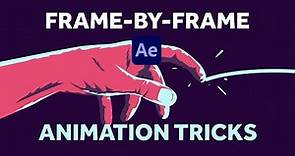 Frame by Frame Animation Tricks in After Effects | Tutorial