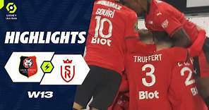 STADE RENNAIS FC - STADE DE REIMS (3 - 1) - Highlights - (SRFC - SdR) / 2023-2024