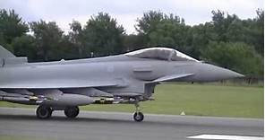 Eurofighter Typhoon Takeoff Full afterburners and reheat 30.06.16