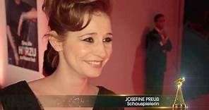 Josefine Preuß im Interview - GOLDENE KAMERA 2014