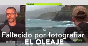 Un turista fallece tras precipitarse al mar en Tenerife mientras fotografiaba el oleaje