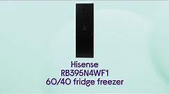 Hisense RB395N4WF1 60/40 Fridge Freezer - Black - Product Overview