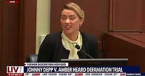 Amber Heard snaps when Johnny Depp attorney objects: 'I watched it!' | LiveNOW from FOX