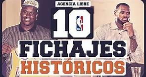 LOS 10 MEJORES FICHAJES DE LA HISTORIA DE LA NBA