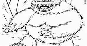Abominable Snow Monster of the North coloring page printable game