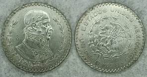 1958 ESTADOS UNIDOS MEXICANOS Silver Peso Mexican Mint: International Coins