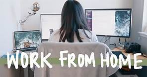 Working From Home // How to Stay Motivated, Focused, and Productive