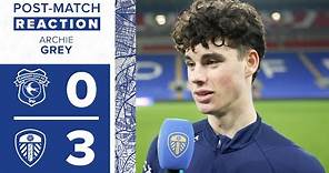 “It’s a great result” | Archie Gray | Cardiff City 0-3 Leeds United