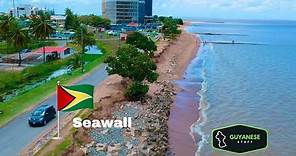 Georgetown Guyana Seawall/Beach