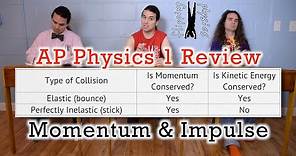 AP Physics 1: Linear Momentum and Impulse Review