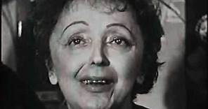 Edith Piaf interview - 1962