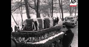 QUEEN LOUISE OF SWEDEN FUNERAL - NO SOUND