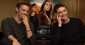 Max Irons and Jake Abel Talk About The Host's "Love Box" and Fresh Breath