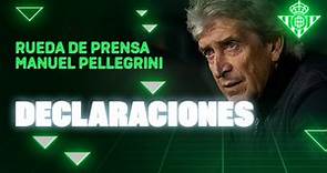 Rueda de prensa de Manuel Pellegrini tras el #RealBetisLasPalmas 🗣🎙 | Real BETIS Balompié