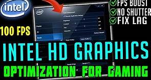 Intel HD Graphics Optimization For Gaming & Performance in 2020 | Best Setting For Intel HD Graphics