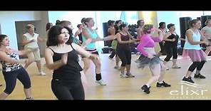 Dance Fusion class at Elixr Health Clubs