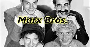 How The Marx Brothers Got Their Names : Groucho, Harpo, Chico, Gummo, Zeppo