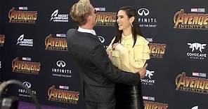 Paul Bettany and Jennifer Connelly “Avengers: Infinity War” World Premiere Purple Carpet