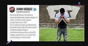 Johan Vásquez se despide de sus amados Pumas | Palabra del Deporte