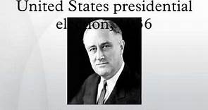 United States presidential election, 1936