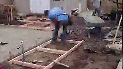 DIY Concrete Patio For Pergolas With Concrete Pavers