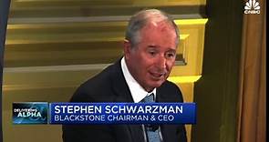 Alpha excellence, Stephen Schwarzman