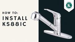 How to Install the KS881C Kitchen Faucet
