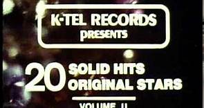 K-tel Records "20 Solid Hits" commercial - 1971