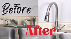 How To Replace Install Kitchen Faucet Easy Simple