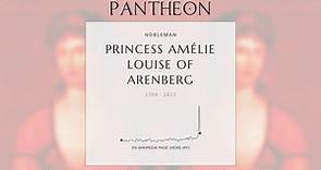 Princess Amélie Louise of Arenberg Biography - Duchess in Bavaria