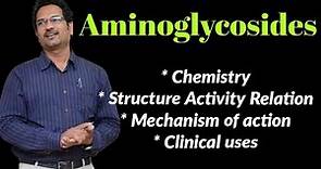 Aminoglycosides - Structure, SAR, Mechanism & Uses of Streptomycin, Kanamycin & Neomycin