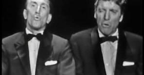Kirk Douglas and Burt Lancaster at the 1958 & 1959 Oscars