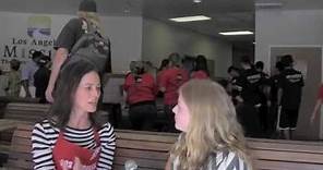 Joanna Going Interview at Los Angeles Mission Feeding the Homeless