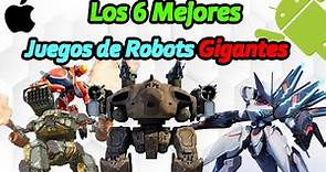 TOP 6 Mejores Juegos de Robots ANDROID Y IOS || Alternativas A War robots Juegos de mechas