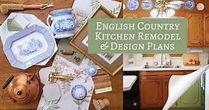 English Country Cottage Kitchen Remodel Inspiration & Design Plans Home Decorating Ideas