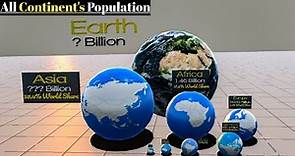 Population of All Continents! All Continent population in the world! world population by continent!