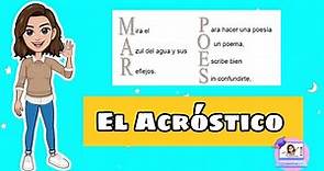 ✅ El Acróstico | Características, Función, Estructura y Tipos.