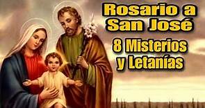 Rosario a san José Padre Putativo de Jesús 8 misterios y Letanías