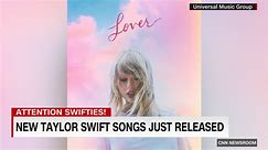 Taylor Swift releases four new songs
